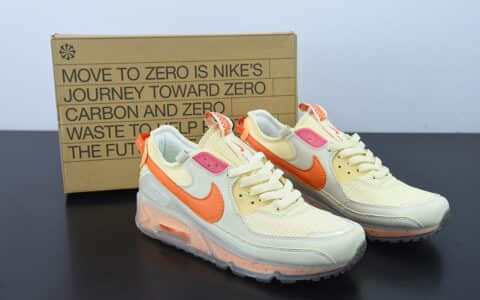 耐克Nike Air Max 90 Terrascape Sail 全新热门款MAX90米橙色气垫跑鞋纯原版本 货号：DH2973-200