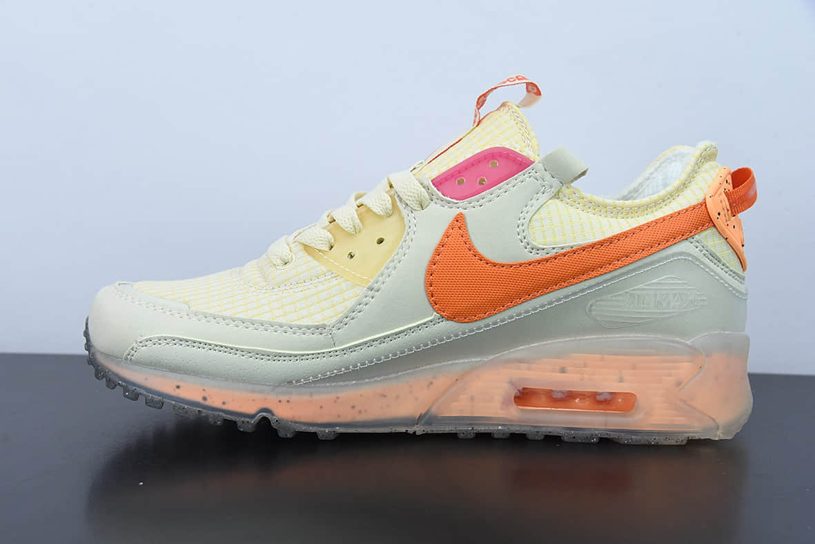 耐克Nike Air Max 90 Terrascape Sail 全新热门款MAX90米橙色气垫跑鞋纯原版本 货号：DH2973-200