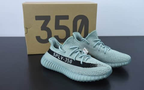 阿迪达斯Adidas Yeezy Boost 350V2 椰子350系列灰绿黑2022新款爆米花休闲运动鞋纯原版本 货号：HQ2060