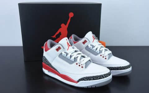 乔丹Air Jordan 3 “Fire Red”火焰红 2022复刻版中帮篮球鞋纯原版本 货号：DN3707-160