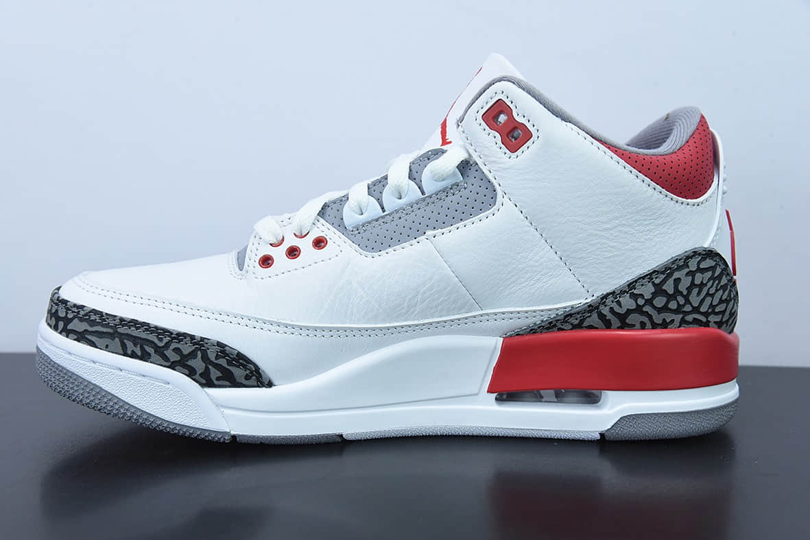 乔丹Air Jordan 3 “Fire Red”火焰红 2022复刻版中帮篮球鞋纯原版本 货号：DN3707-160