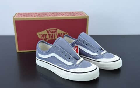 万斯Vans Style 36 Cecon SF 灰蓝色半月包头低帮休闲板鞋纯原版本 货号： VN0A7L3R2N3