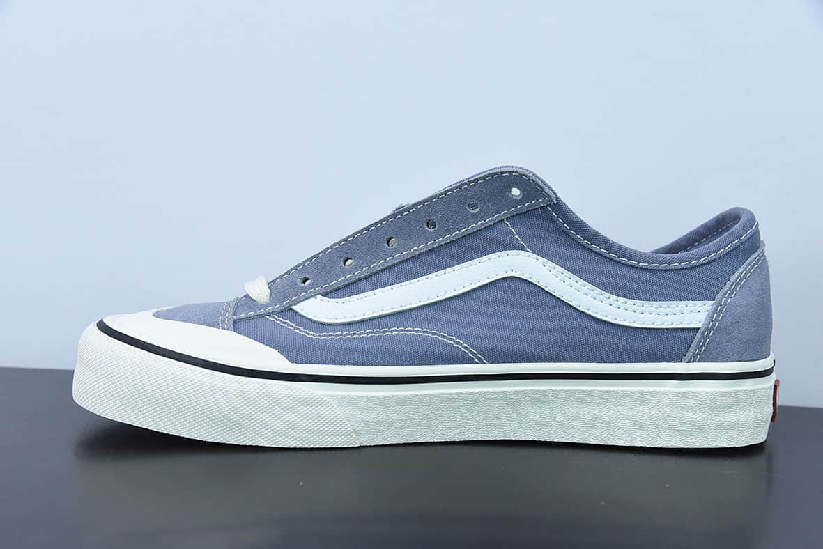 万斯Vans Style 36 Cecon SF 灰蓝色半月包头低帮休闲板鞋纯原版本 货号： VN0A7L3R2N3