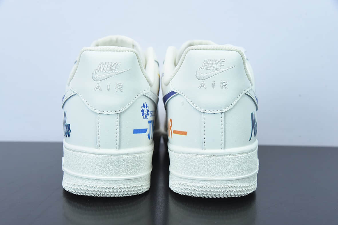 耐克Nike Air Force 1 Low’07 彩虹涂鸦空军一号低帮休闲板鞋纯原版本 货号：CW2288-333