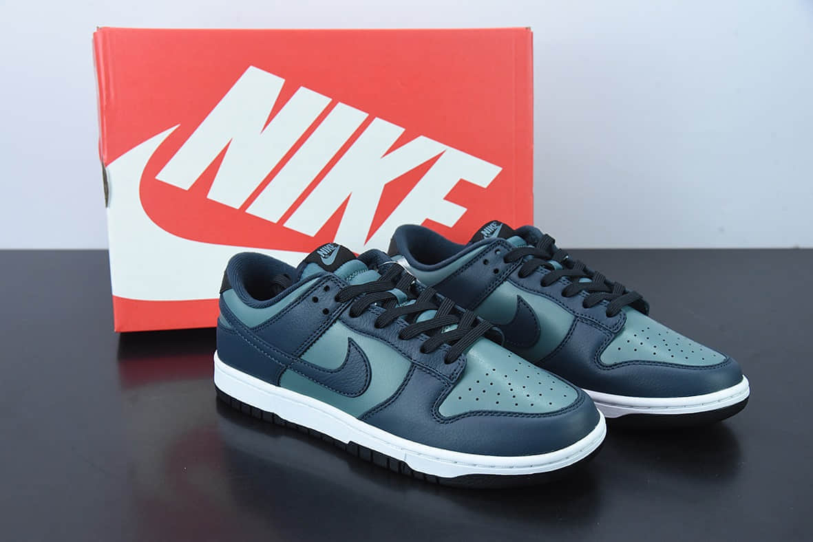 耐克Nike Dunk Low  Ocean 墨水蓝低帮运动休闲板鞋纯原版本 货号：DR9705-300