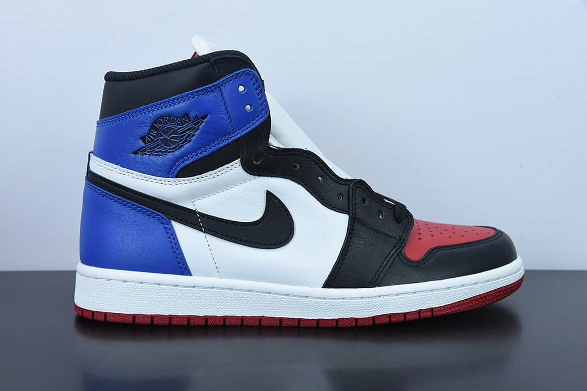 乔丹Air Jordan 1 TOP3 AJ1 黑红鸳鸯 AJ1高帮篮球鞋纯原版本 货号：555088-026