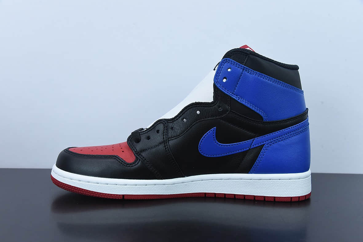 乔丹Air Jordan 1 TOP3 AJ1 黑红鸳鸯 AJ1高帮篮球鞋纯原版本 货号：555088-026