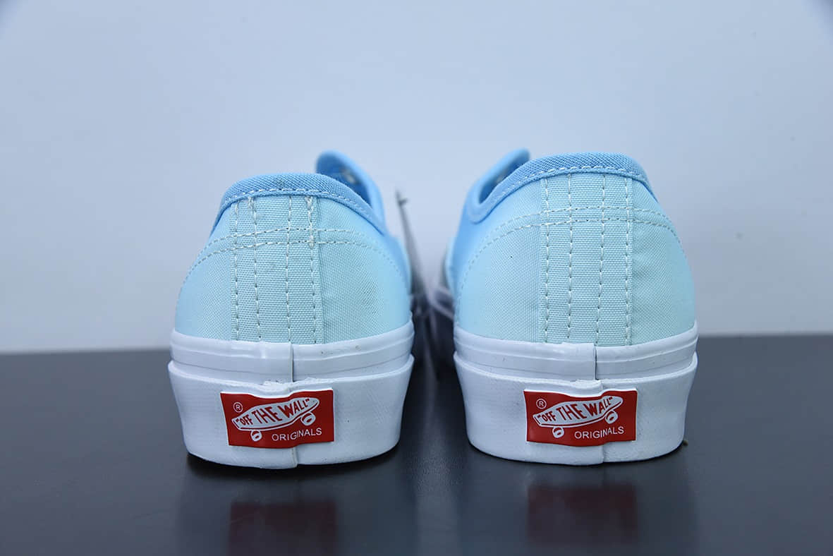 万斯Vans Era Authentic LX 帆布白蓝渐变安纳海姆系列低帮系带复古帆布休闲运动板鞋纯原版本 货号：VN0A4BV9B4R