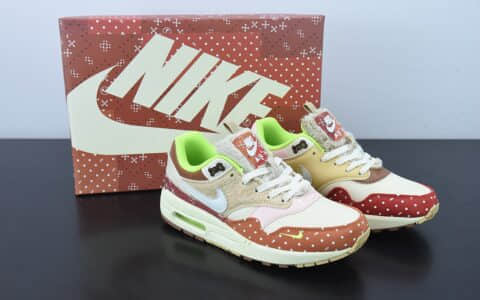 耐克Nike Air Max 1 PRM Best Friend 田园犬主题复古休闲跑步鞋纯原版本 货号：DR2553-111