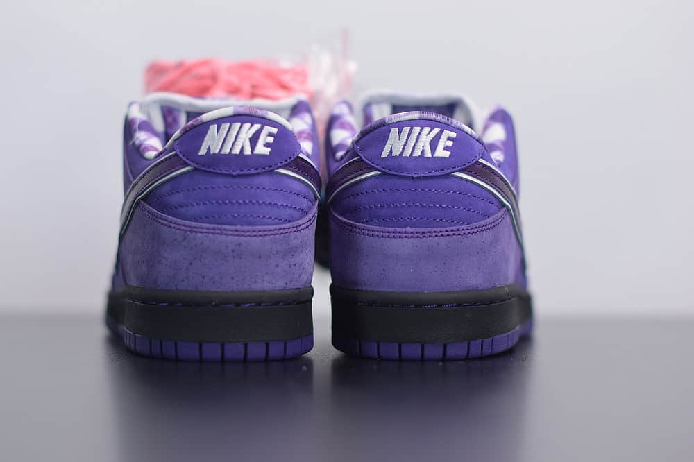 耐克Nike SB Dunk Low x Concepts 联名款紫龙虾低帮板鞋纯原版本 货号：BV1310-555