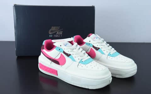 耐克Nike Air Force 1 Fontanka 全新时尚风空军一号丰塔卡系列白蓝红解构低帮休闲板鞋纯原版本 货号：DO6146-101