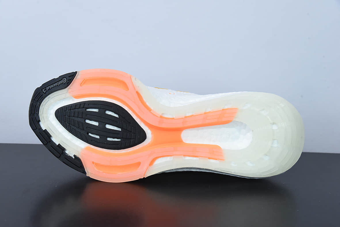 阿迪达斯Adidas Ultra Boost 22 Consortium LR白金色新款8.0厚底爆米花跑鞋纯原版本 货号：GZ0129