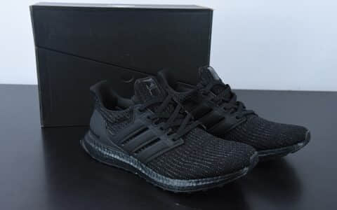 阿迪达斯Adidas Ultra Boost UB4.0黑色爆米花休闲跑鞋纯原版本 货号：FY9121