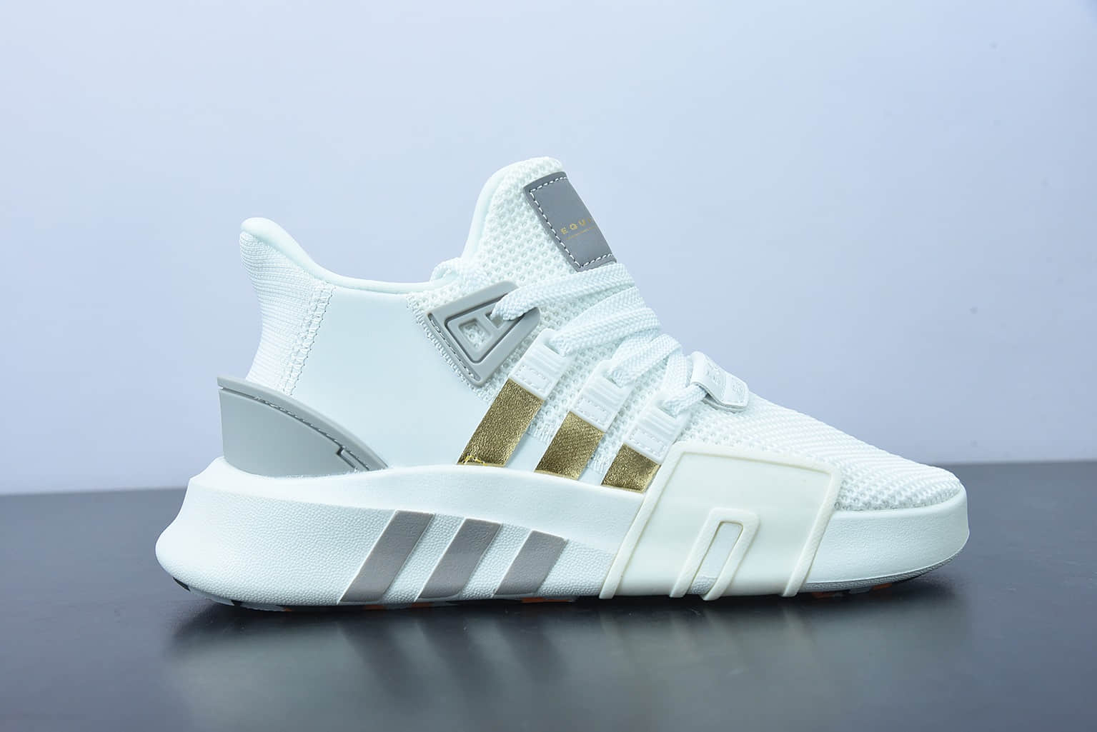 阿迪达斯Adidas EQT BASK ADV支撑者系列白灰金透气轻便复古慢跑鞋纯原版本 货号：FW4286