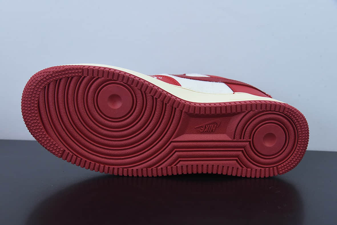 耐克Nike Air Force 1 Low goodbey白红涂鸦空军一号低帮休闲板鞋纯原版本 货号：DO5220-162