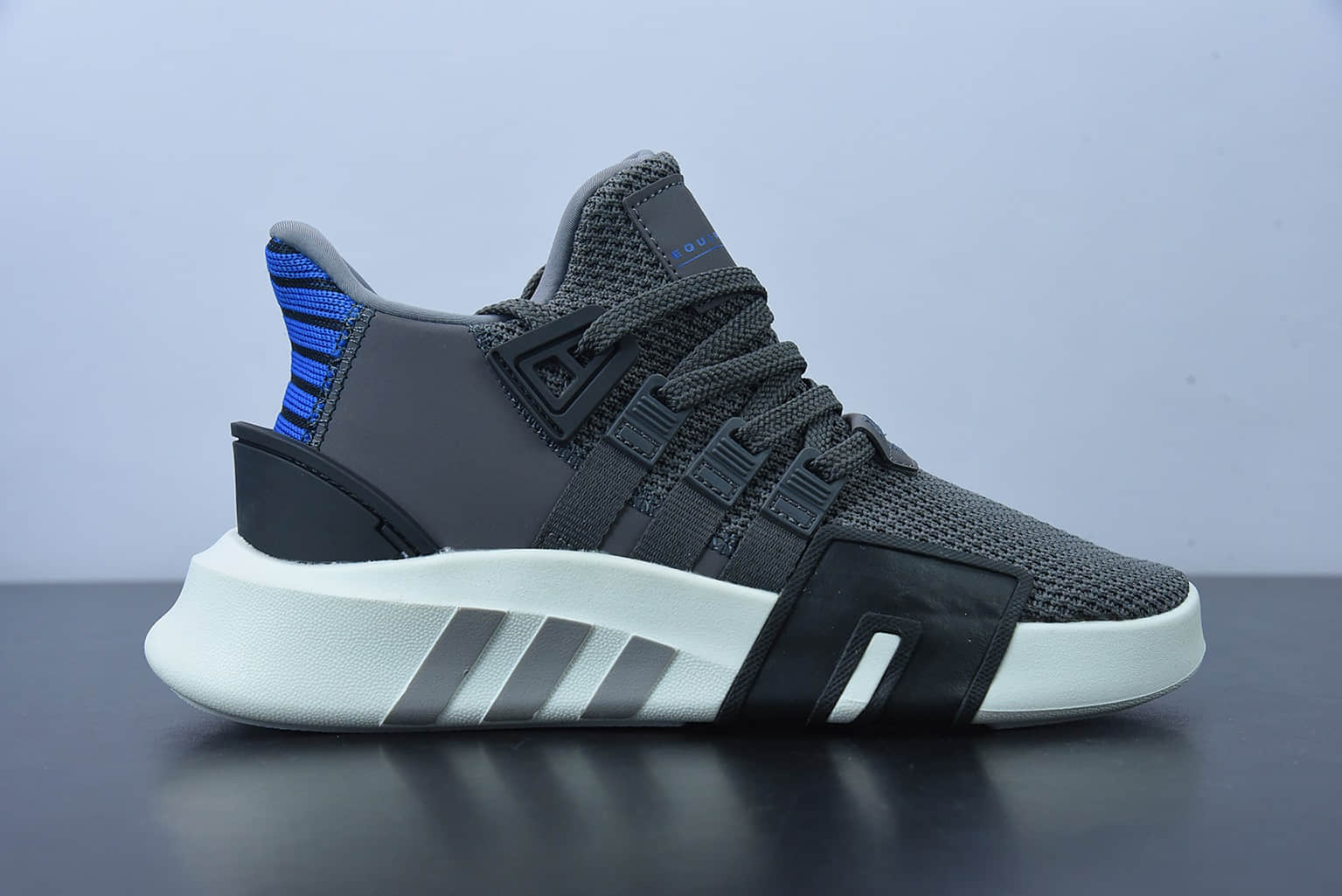 阿迪达斯Adidas EQT BASK ADV支撑者系列灰蓝色透气轻便复古慢跑鞋纯原版本 货号：CQ2994