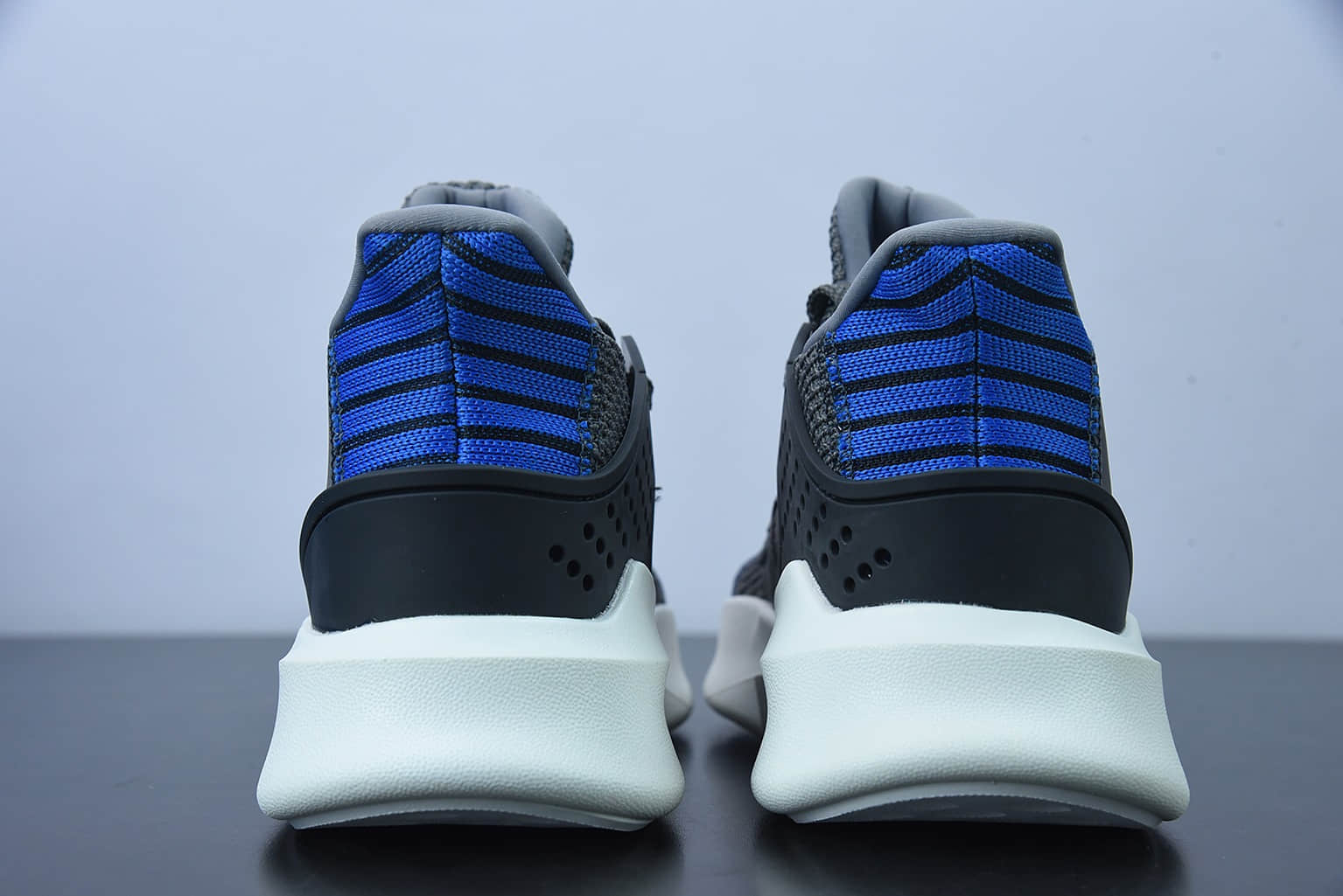 阿迪达斯Adidas EQT BASK ADV支撑者系列灰蓝色透气轻便复古慢跑鞋纯原版本 货号：CQ2994