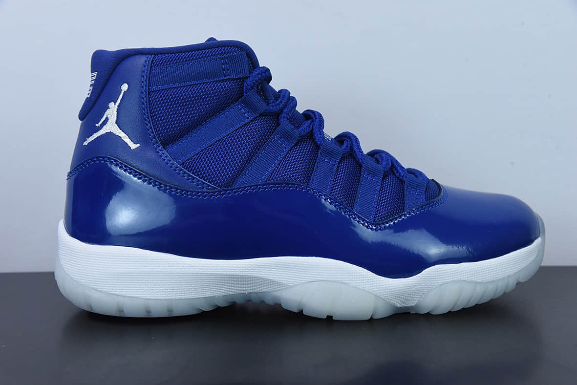 乔丹Air Jordan 11 RetroMidnight Navy White乔丹11代午夜蓝白蓝高帮篮球鞋纯原版本 货号：AT7802-115