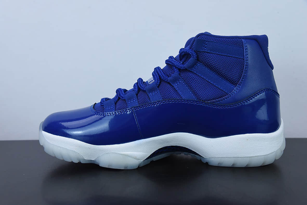 乔丹Air Jordan 11 RetroMidnight Navy White乔丹11代午夜蓝白蓝高帮篮球鞋纯原版本 货号：AT7802-115