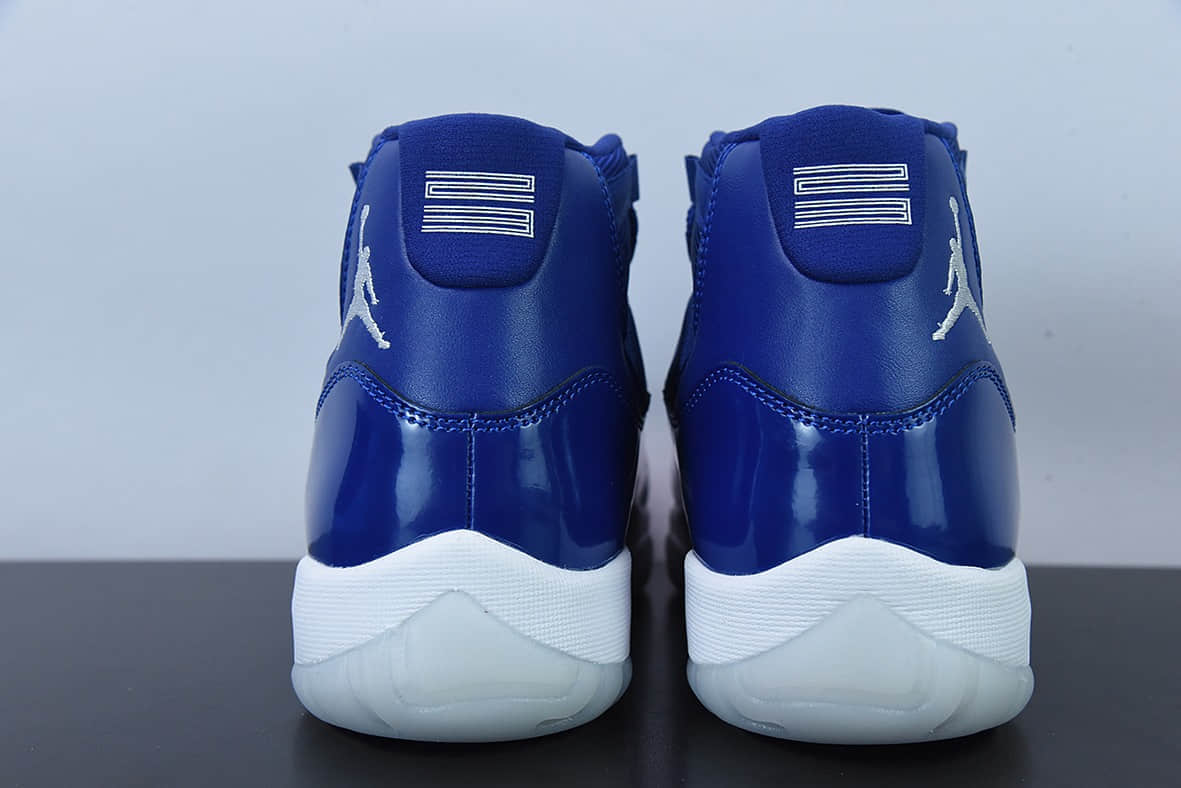 乔丹Air Jordan 11 RetroMidnight Navy White乔丹11代午夜蓝白蓝高帮篮球鞋纯原版本 货号：AT7802-115