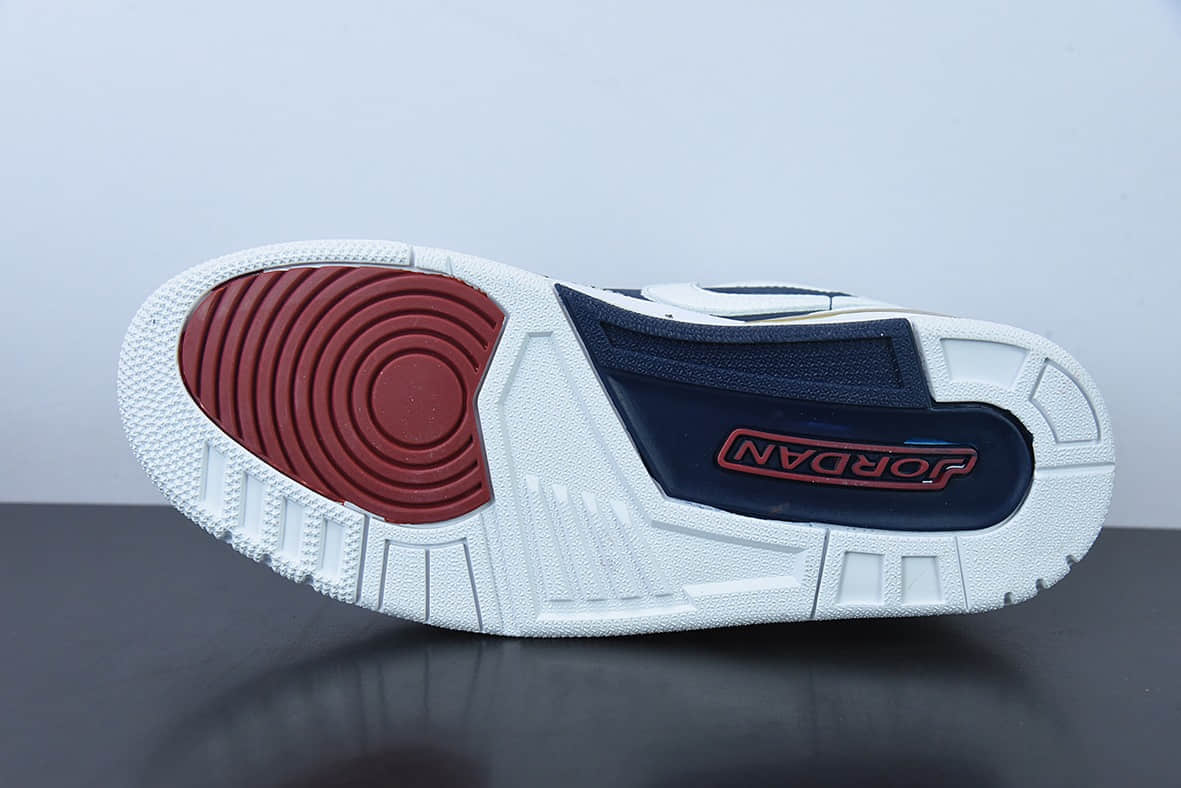乔丹Air Jordan Legacy AJ312 白蓝金爆裂纹魔术贴三合一板鞋纯原版本 货号：AV3922-101