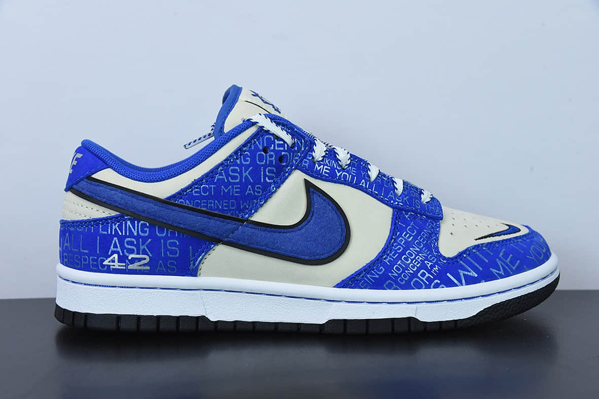 耐克Nike Jackie Robinson Nike Dunk Low 罗宾逊传奇42号75周年纪念款联名SB低帮休闲板鞋纯原版本 货号：DV2203-400