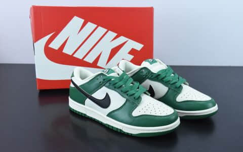 耐克Nike SB Dunk Low 黑钩绿白彩票扣篮系列低帮休闲板鞋纯原版本 货号：DR9654-100