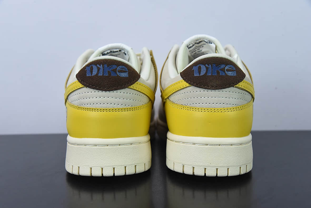 耐克Nike Wmns SB Dunk Low LXBanana米白黄香蕉扣篮系列低帮休闲运动滑板板鞋纯原版本 货号：DR5487-100