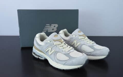 新百伦New Balance 2002系列米白金复古休闲跑步鞋纯原版本 货号：M2002RSA