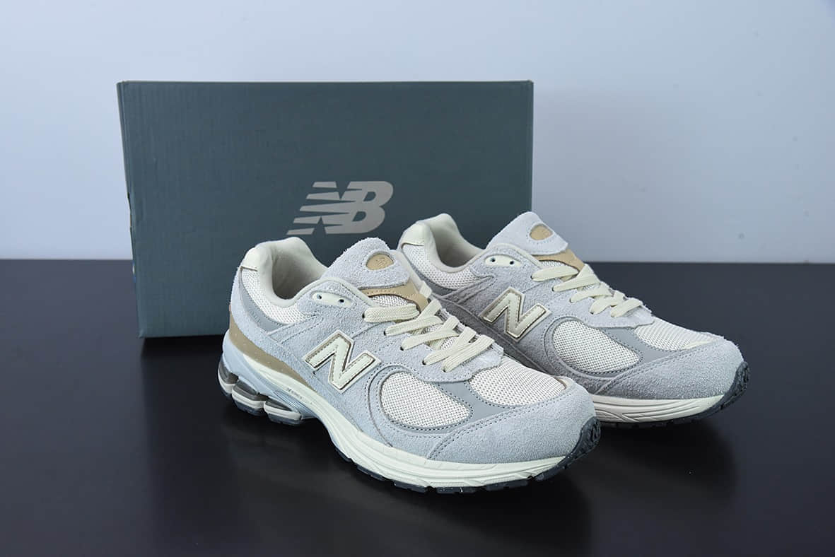 新百伦New Balance 2002系列米白金复古休闲跑步鞋纯原版本 货号：M2002RSA