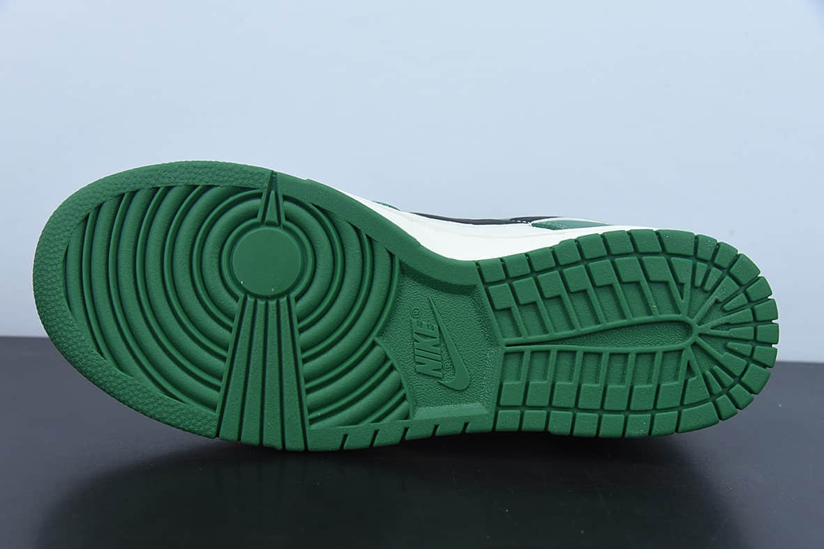 耐克Nike SB Dunk Low 黑钩绿白彩票扣篮系列低帮休闲板鞋纯原版本 货号：DR9654-100