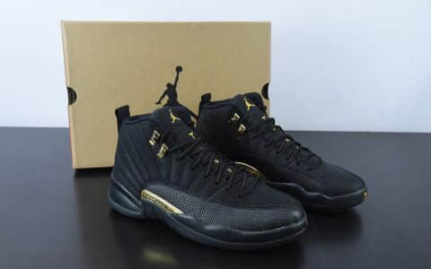 乔丹Air Jordan 12 Luxurious AJ12 乔12黑金男子文化篮球鞋纯原版本 货号：CT8013-071