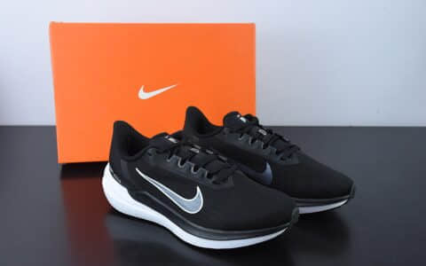 耐克Nike Air Zoom Winflo 9代 黑白网透面气训跑练步鞋纯原版本 货号：DD6203-01