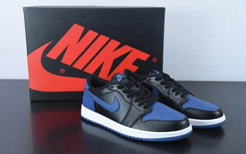 乔丹Air Jordan 1 Low OGMystic NavyAJ1乔丹一代OG黑蓝皇家蓝低帮经典复古文化休闲运动篮球鞋纯原版本货号： CZ0790-041