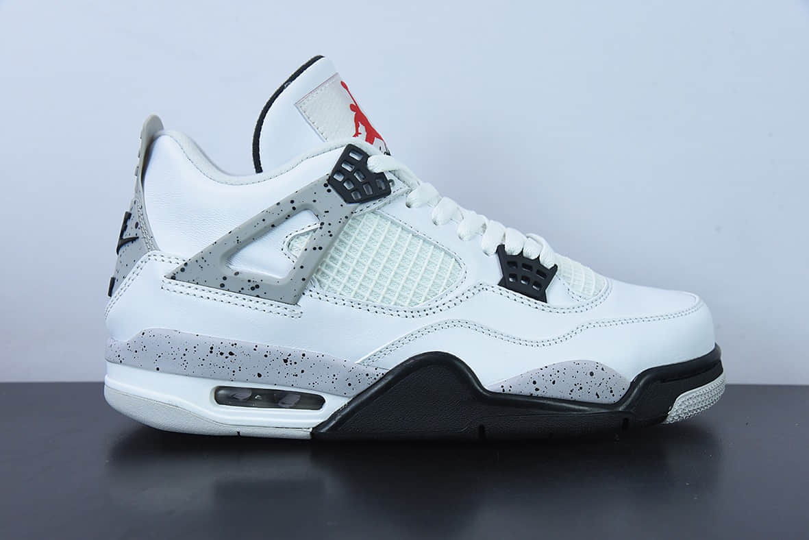 乔丹Air Jordan 4 Retro  White Cement  AJ4 白水泥男子文化休闲篮球鞋纯原版本 货号：840606-192