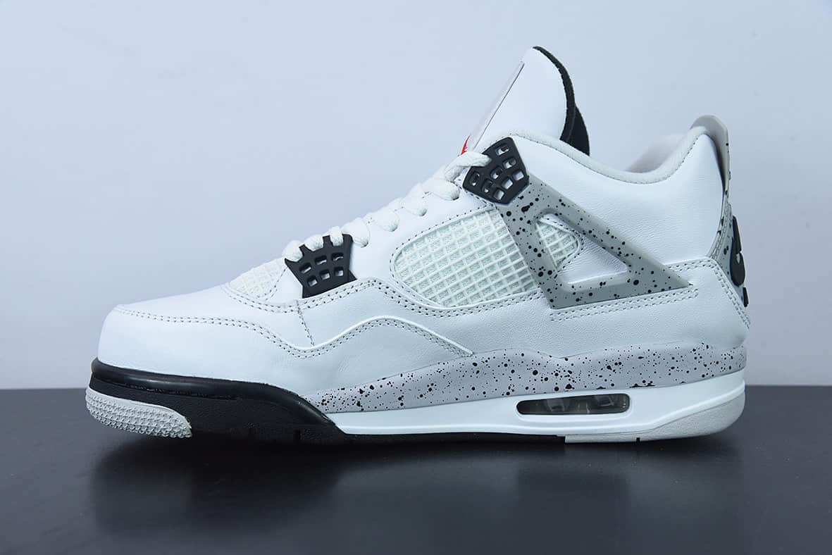 乔丹Air Jordan 4 Retro  White Cement  AJ4 白水泥男子文化休闲篮球鞋纯原版本 货号：840606-192