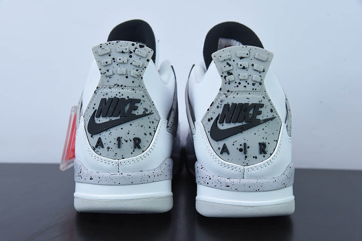 乔丹Air Jordan 4 Retro  White Cement  AJ4 白水泥男子文化休闲篮球鞋纯原版本 货号：840606-192