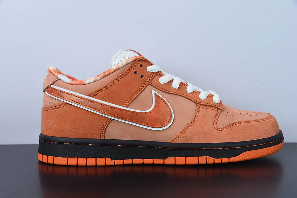 耐克Nike Concepts x Nk SB Dunk Low Orange Lobster 橙龙虾 SB低帮运动休闲板鞋纯原版本 货号：FD8776-800