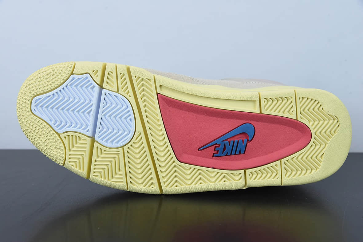 乔丹Air Jordan Union X Air Jordan 4Guava IceAJ4南海岸粉蓝UN联名款文化篮球鞋纯原版本 货号：DC9533-800