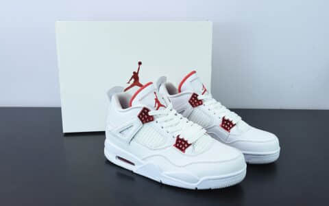 乔丹Air Jordan 4 “White University Red” AJ4白红男子文化篮球鞋纯原版本 货号：CT8527-112