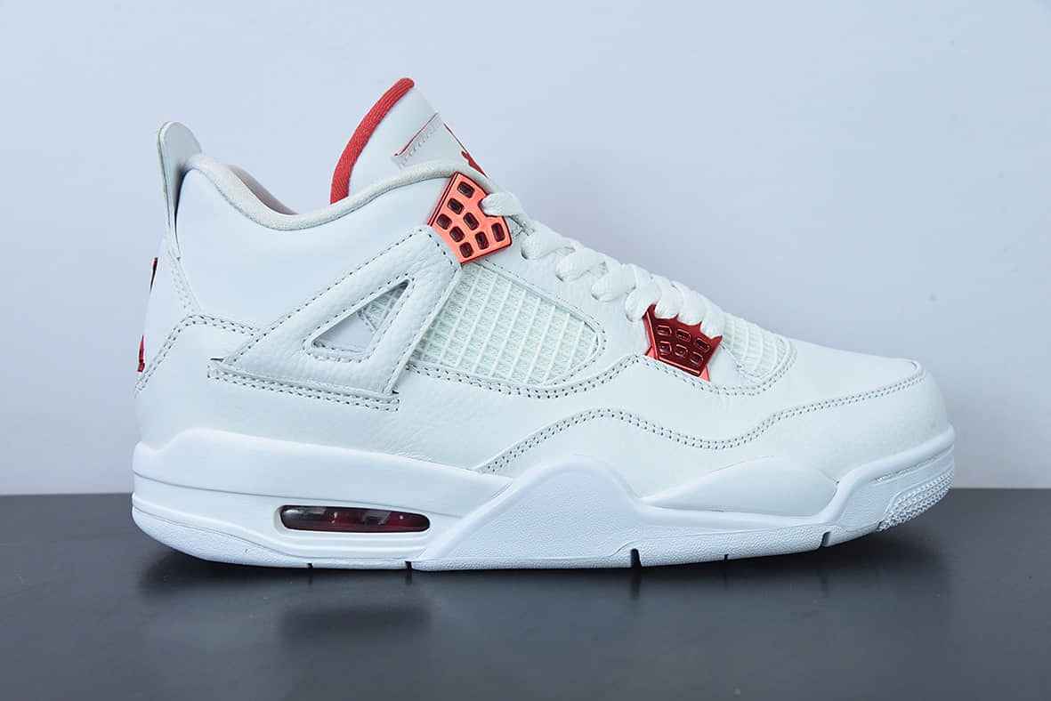 乔丹Air Jordan 4 “White University Red” AJ4白红男子文化篮球鞋纯原版本 货号：CT8527-112