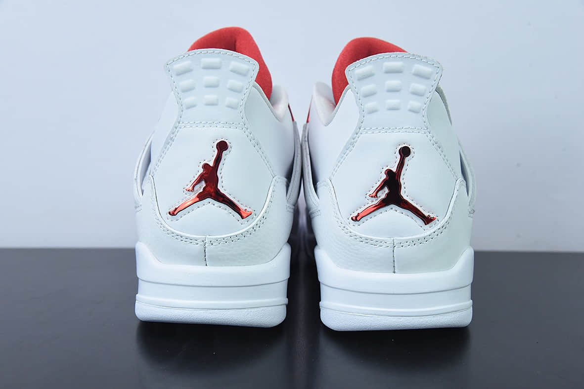 乔丹Air Jordan 4 “White University Red” AJ4白红男子文化篮球鞋纯原版本 货号：CT8527-112