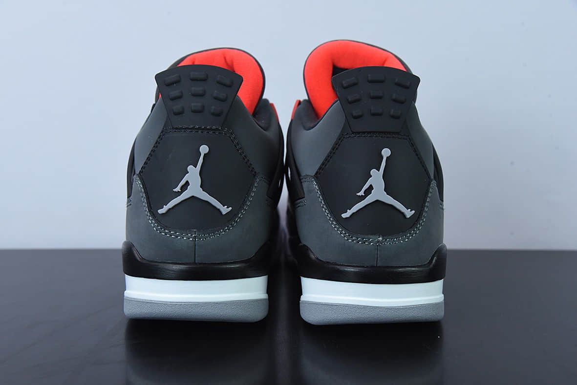 乔丹Air Jordan 4 Infrared AJ4黑灰红红外线篮球鞋纯原版本 货号：DH6927-061
