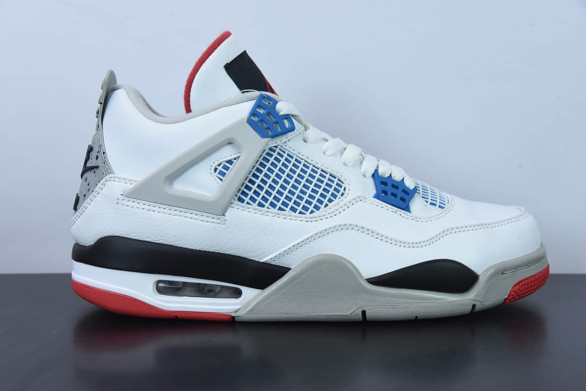 乔丹Air Jordan 4 What The AJ4 红蓝鸳鸯男子文化篮球鞋纯原版本 货号：CI1184-146