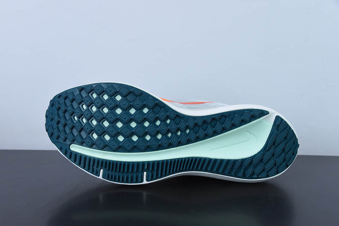 耐克Nike Zoom Winflo 9 登月新款橙钩绿尾运动休闲缓震跑步鞋纯原版本 货号：DD6203-005