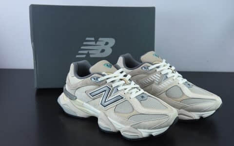 新百伦New Balance 9060 Joe Freshgoods x New BalanceInside VoicesNB9060联名款海盐浅灰色复古休闲运动慢跑鞋纯原版本 货号：U9060MAC