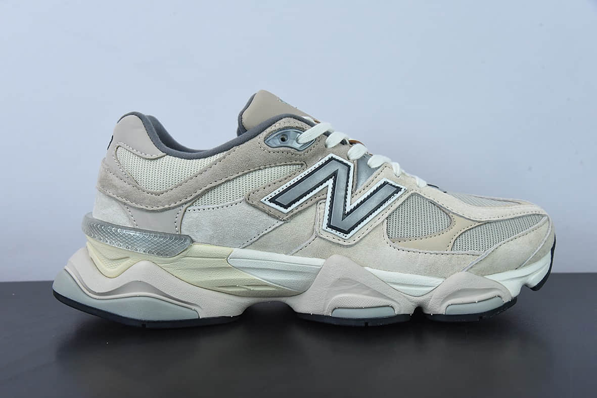 新百伦New Balance 9060 Joe Freshgoods x New BalanceInside VoicesNB9060联名款海盐浅灰色复古休闲运动慢跑鞋纯原版本 货号：U9060MAC