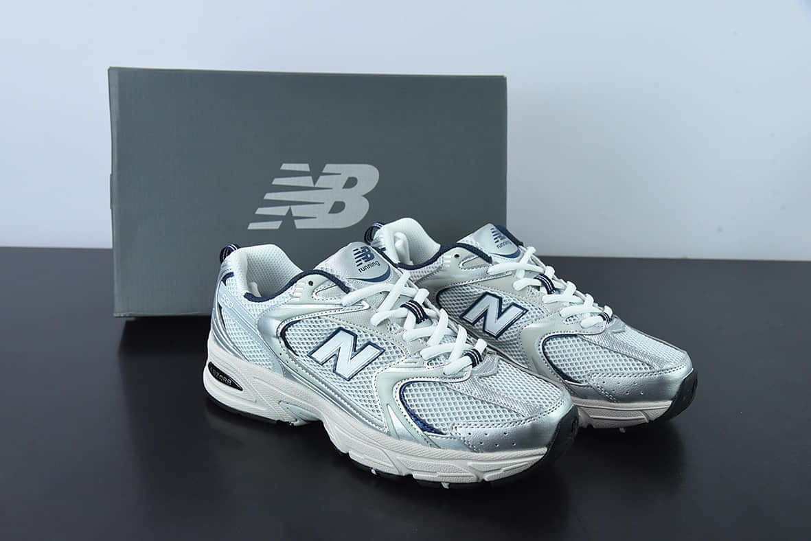 新百伦New Balance 530系列深蓝银复古休闲慢跑鞋纯原版本 货号：MR530KA