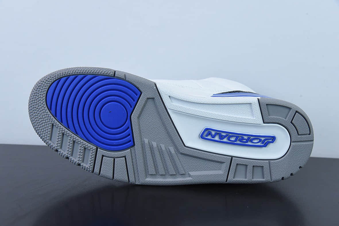 乔丹Air Jordan 3 Retro Racer Blue AJ3赛车蓝白蓝男子文化篮球鞋纯原版本 货号：CT8532-145