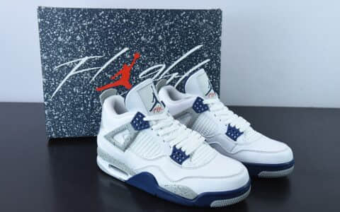 乔丹Air Jordan 4 Retro Midnight Navy AJ4 乔4午夜蓝男子文化篮球鞋纯原版本 货号：DH6927-140